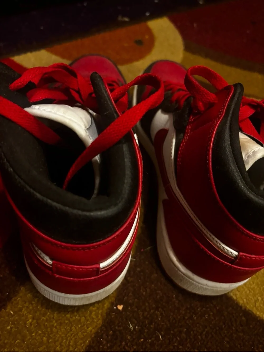 Jordan Retro Low Men's Sneakers - Red / Black / White